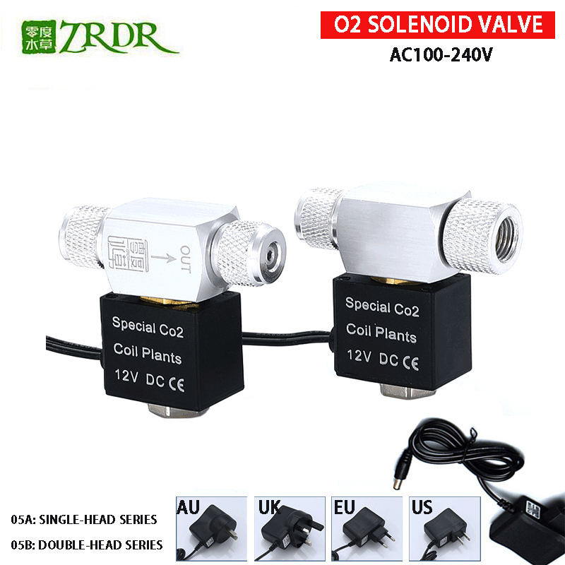 Co2 Regulator Dual Stage - ZRDR Aquarium Co2 Solenoid Valve Regulator