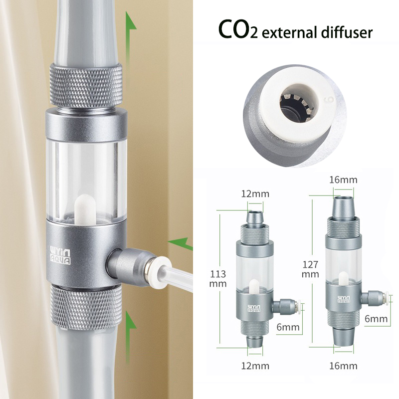 Co2 Regulator Dual Stage - Aquarium CO2 Diffuser Observable Quick Insertion