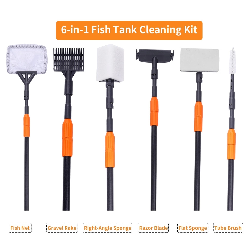 Planted Aquarium Maintenance Kit - 6 in 1 Aquarium Cleaning Tools