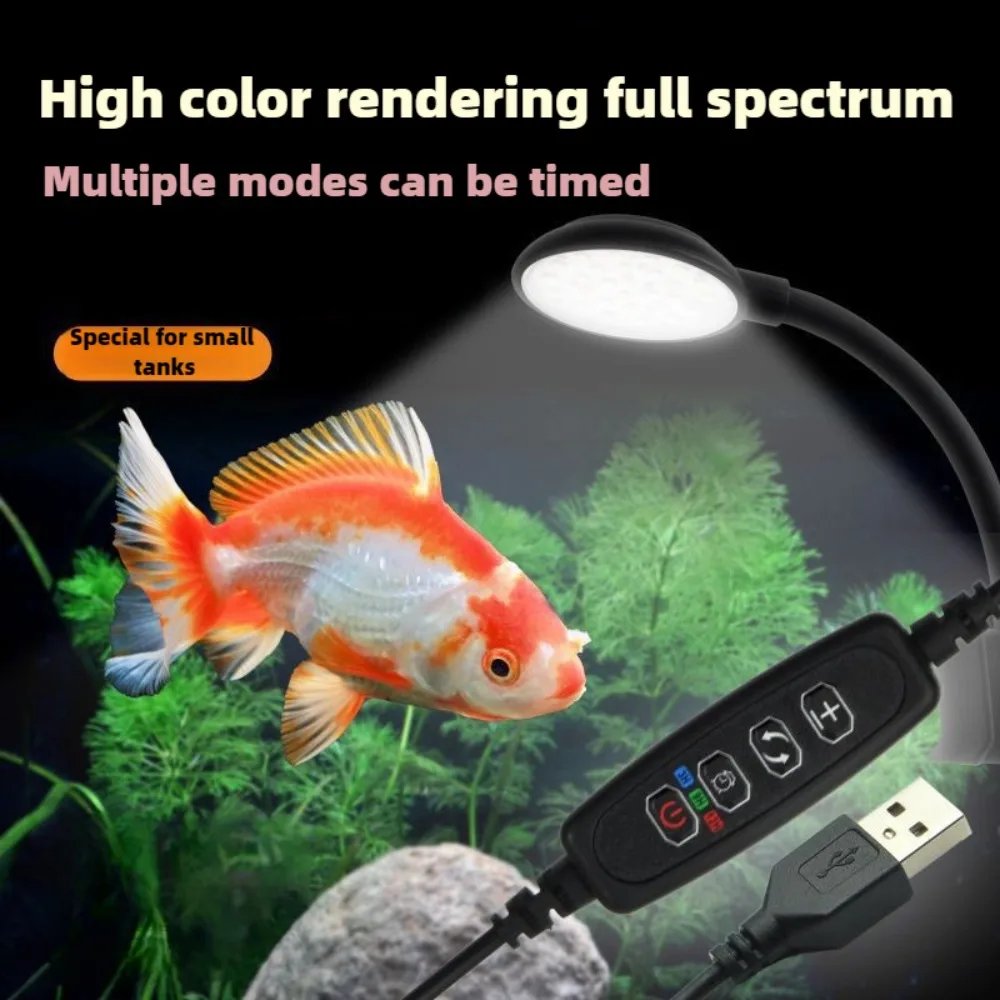 Clip on LED Aquarium Light Dim - Planted Aquarium Freshwater ulasan dan harga