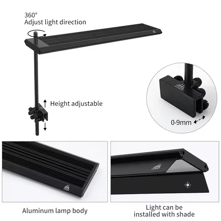 WEEK AQUA S Series RGB+UV Full - Aquarium Plant Display ulasan dan harga