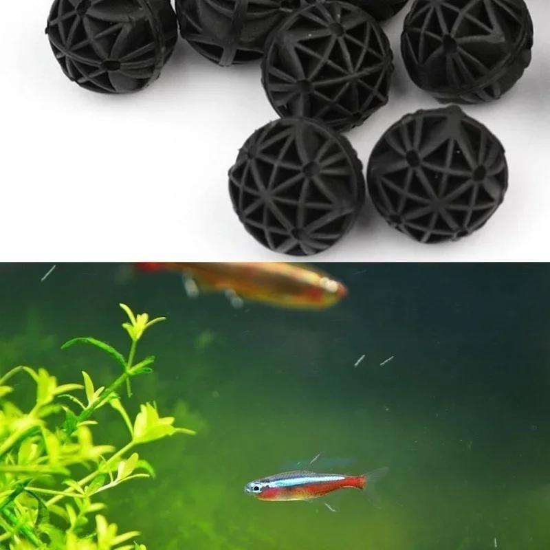 50Pcs 16mm Aquarium Bio Filter - Aquarium Plant Nursery ulasan dan harga