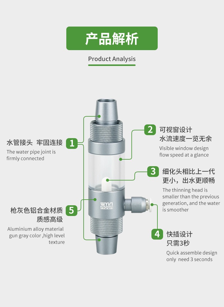 Aquarium CO2 Diffuser Observab - Co2 Regulator Dual Stage ulasan dan harga