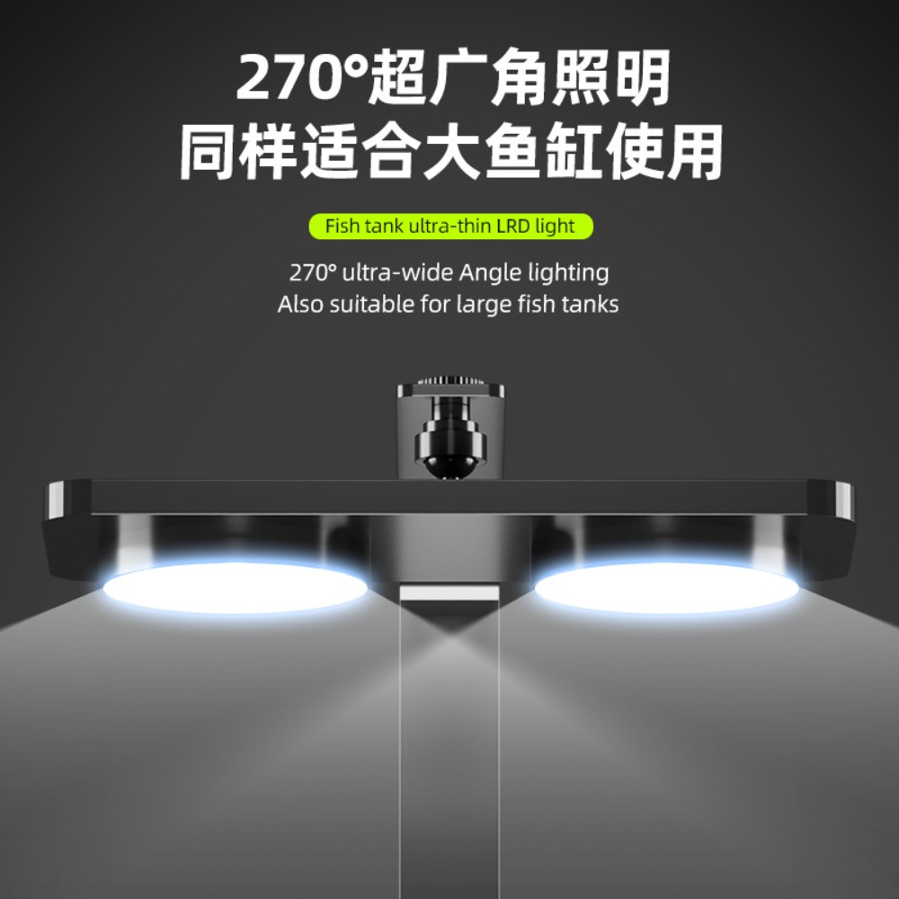 Clip On LED Aquarium Light 24/ - Planted Aquarium Freshwater ulasan dan harga