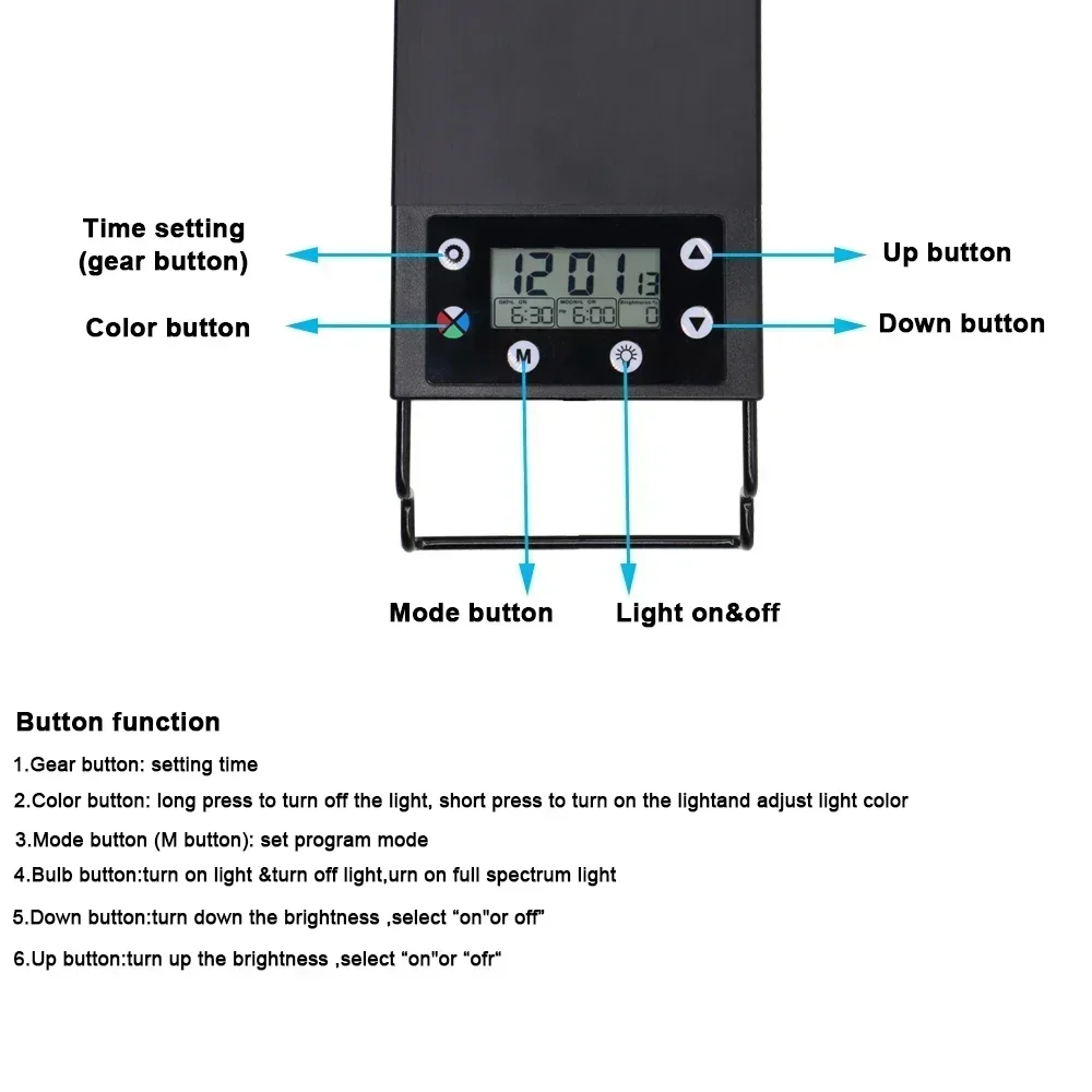 IP68 Waterproof Aquarium LED L - Aquarium Plant Display ulasan dan harga
