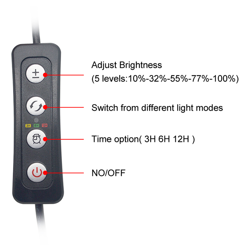 Aquarium LED Light for 16-64CM - Aquarium Plant Display ulasan dan harga