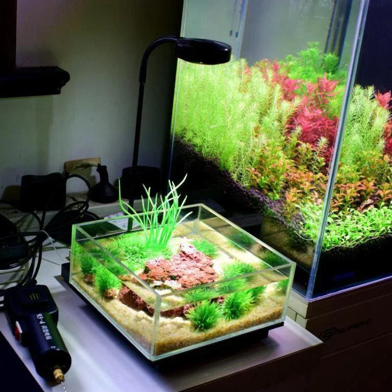 Mini LED Aquarium Light With B - Planted Aquarium Freshwater ulasan dan harga