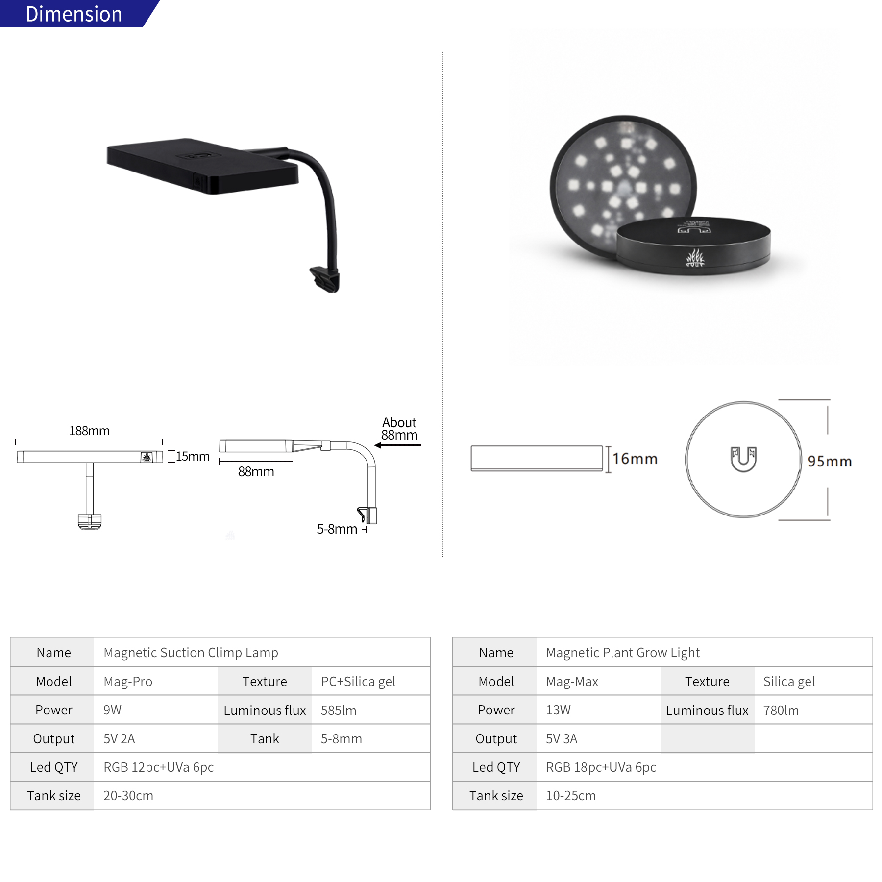WEEK AQUA Mag-Pro Mag-Max Nano - Aquarium Plant Display ulasan dan harga