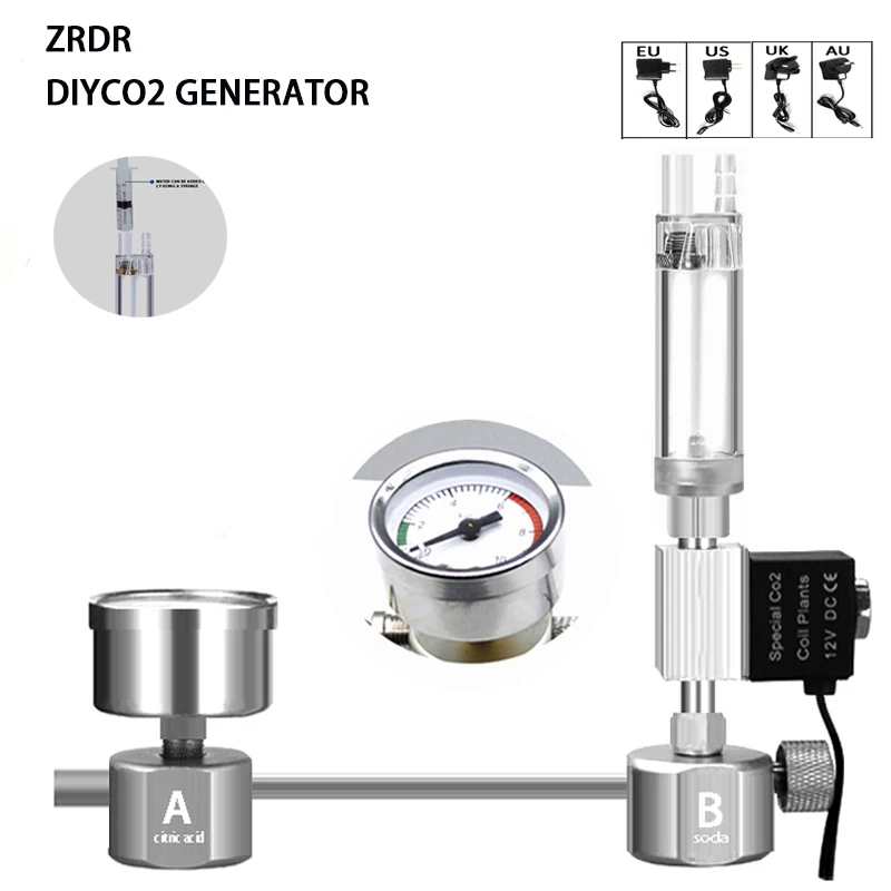 Aquarium DIY CO2 Reactor Gener - Aquarium Plant No Co2 ulasan dan harga