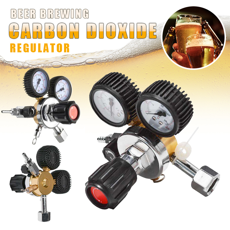 CO2 Gas Bottle Regulator Carbo - Co2 Regulator Dual Stage ulasan dan harga