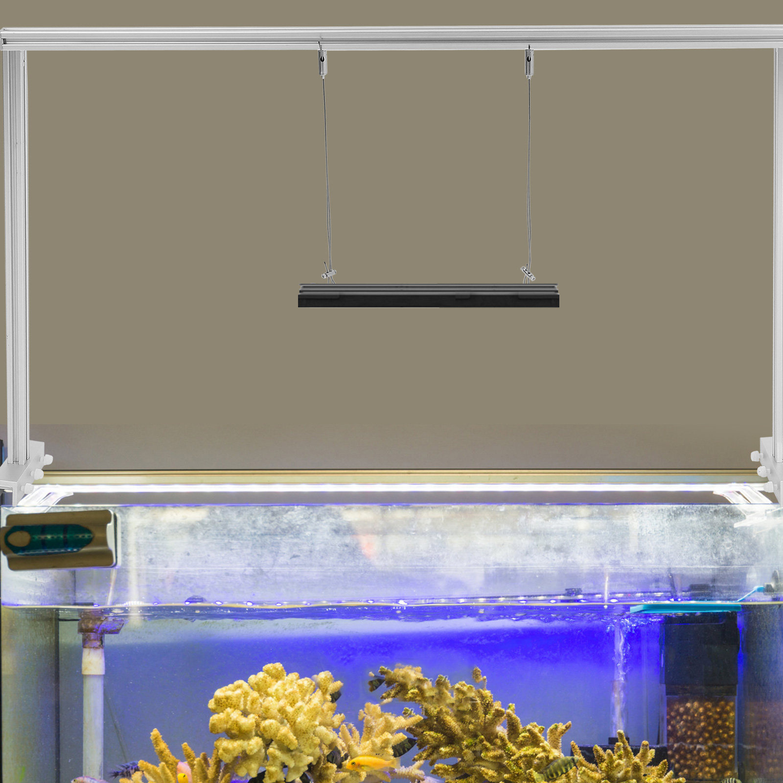 1Set Aquarium Light Rack Sturd - Planted Aquarium Hanging Light ulasan dan harga