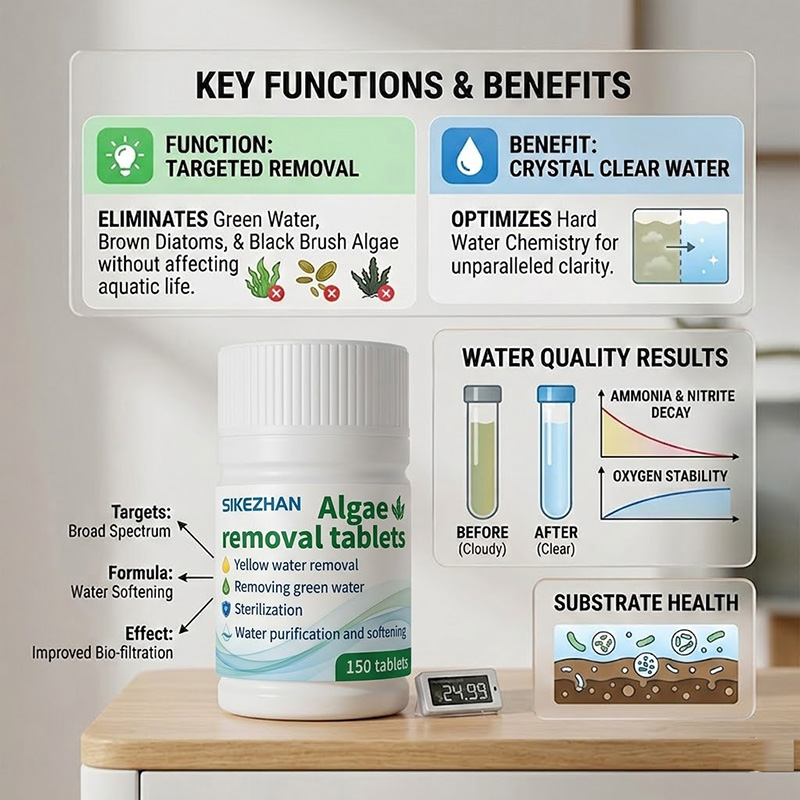 Fast Algae Remover Tablets Fis - Planted Aquarium Algae Control ulasan dan harga