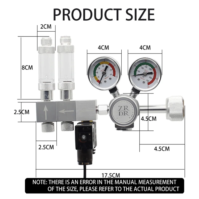 Aquarium CO2 Regulator CO2 Pre - Co2 Regulator Dual Stage ulasan dan harga