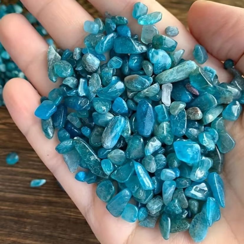 Natural Blue Apatite Crushed C - Planted Aquarium Making ulasan dan harga