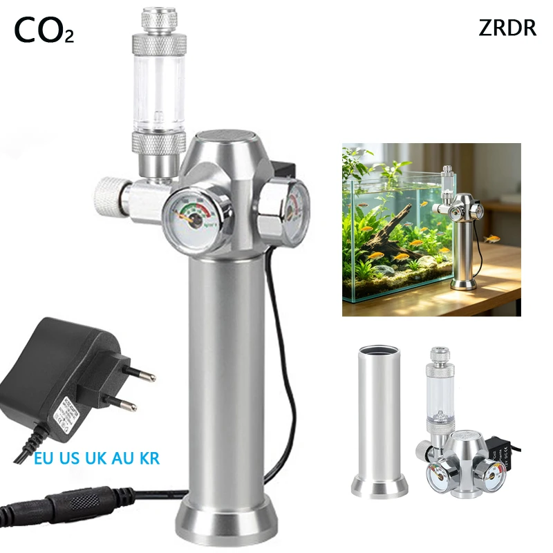 Aquarium CO2 Regulator Solenoi - Co2 Regulator Dual Stage ulasan dan harga
