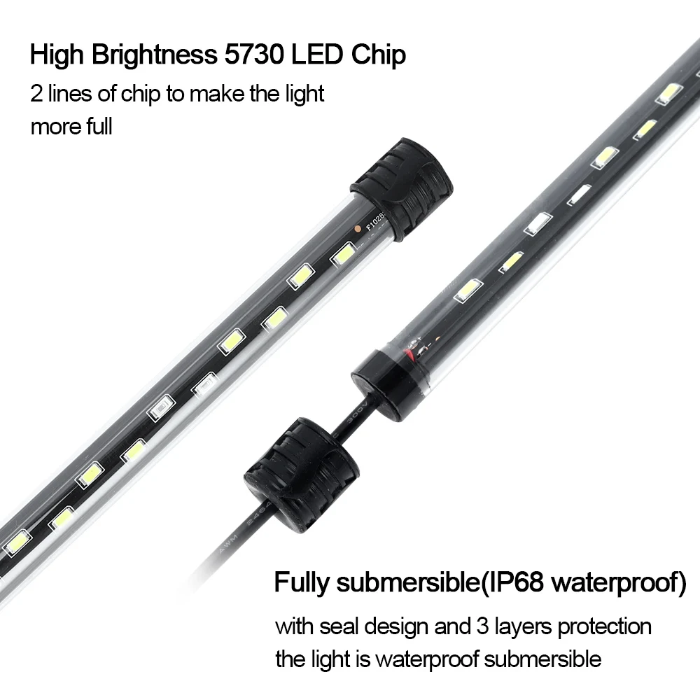 58CM  Aquarium Light LED Plant - Aquarium Plant Display ulasan dan harga