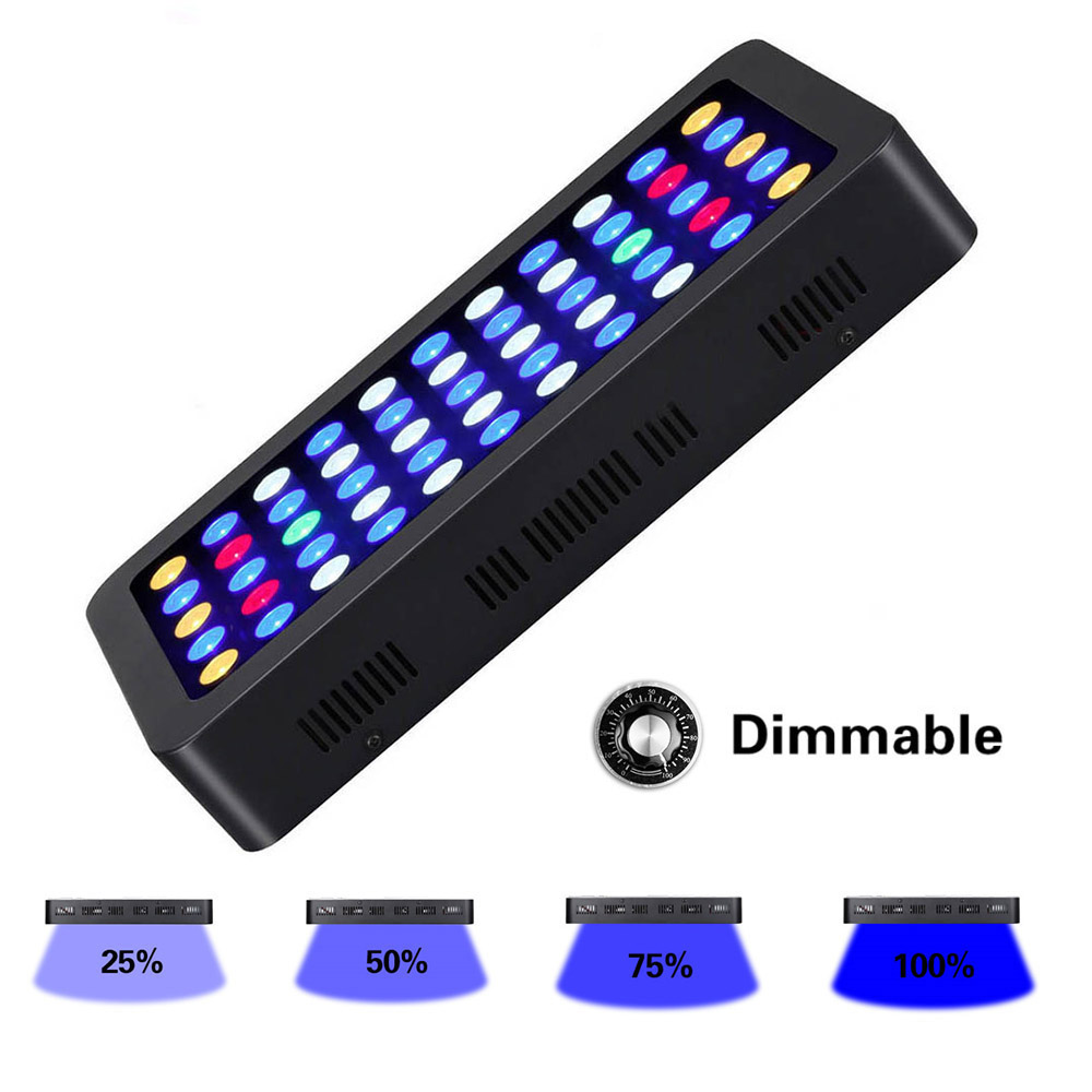 165W LED Aquariums Light Dimma - Planted Aquarium Freshwater ulasan dan harga