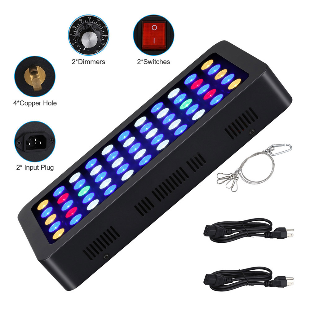 165W LED Aquariums Light Dimma - Planted Aquarium Freshwater ulasan dan harga