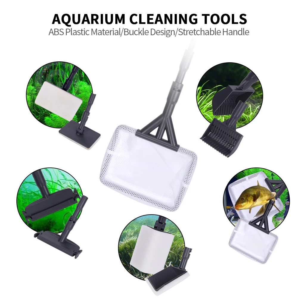 6 in 1 Aquarium Cleaning Tools - Planted Aquarium Maintenance Kit ulasan dan harga
