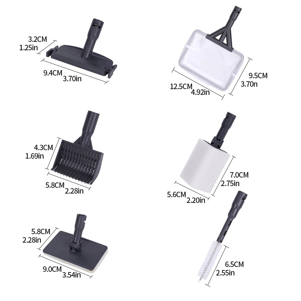 6 in 1 Aquarium Cleaning Tools - Planted Aquarium Maintenance Kit ulasan dan harga