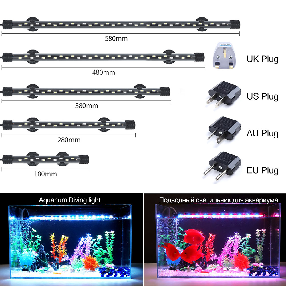90-260V Aquarium Light LED Wat - Aquarium Plant Display ulasan dan harga