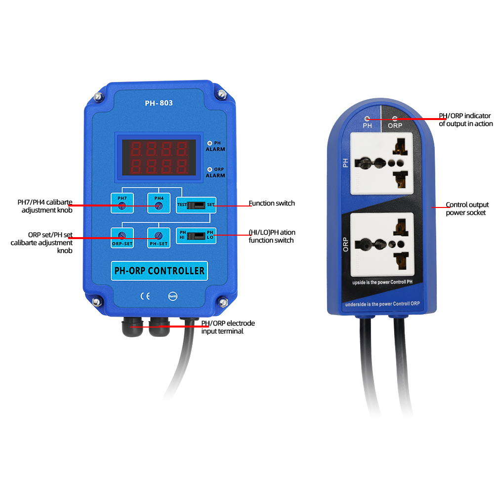 PH-803 Digital 2&1 PH ORP Redo - Planted Aquarium Ph ulasan dan harga