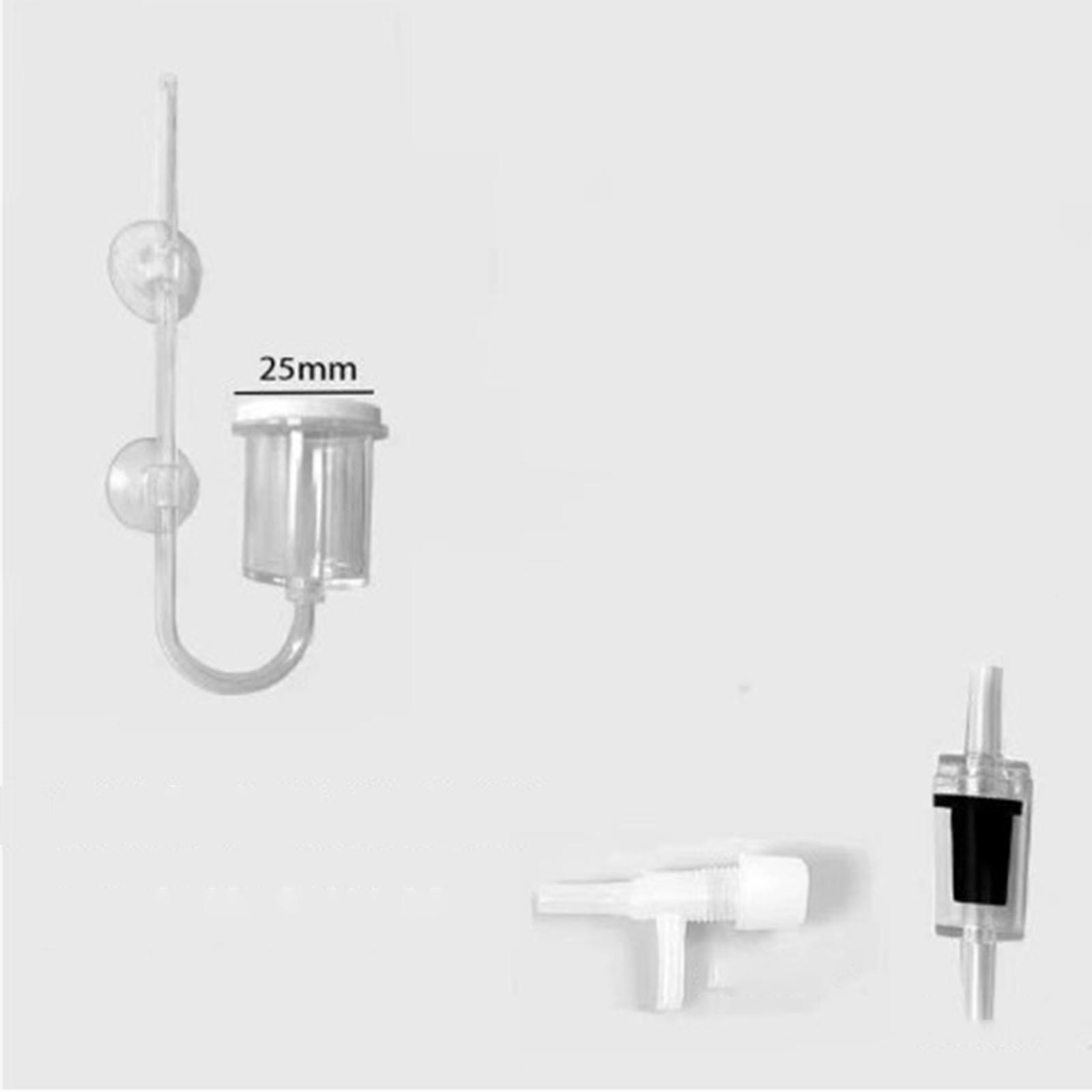 Glass CO2 Diffuser Clear with  - Planted Aquarium Co2 System ulasan dan harga