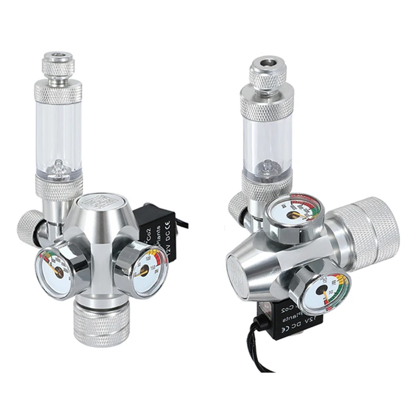 New DIY Aquarium CO2 Regulator - Co2 Regulator Dual Stage ulasan dan harga