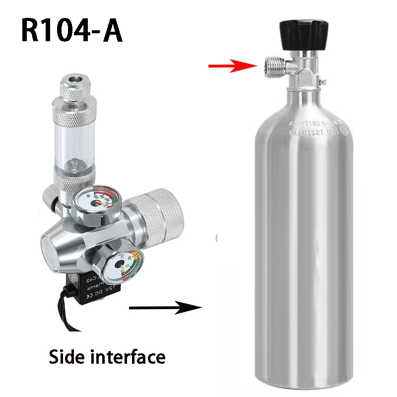 New DIY Aquarium CO2 Regulator - Co2 Regulator Dual Stage ulasan dan harga