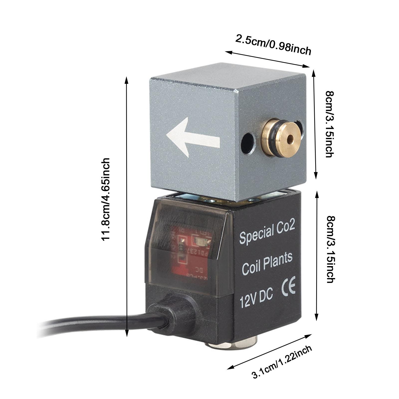 Aquarium CO2 Solenoid Kit Alum - Aquarium Plant No Co2 ulasan dan harga