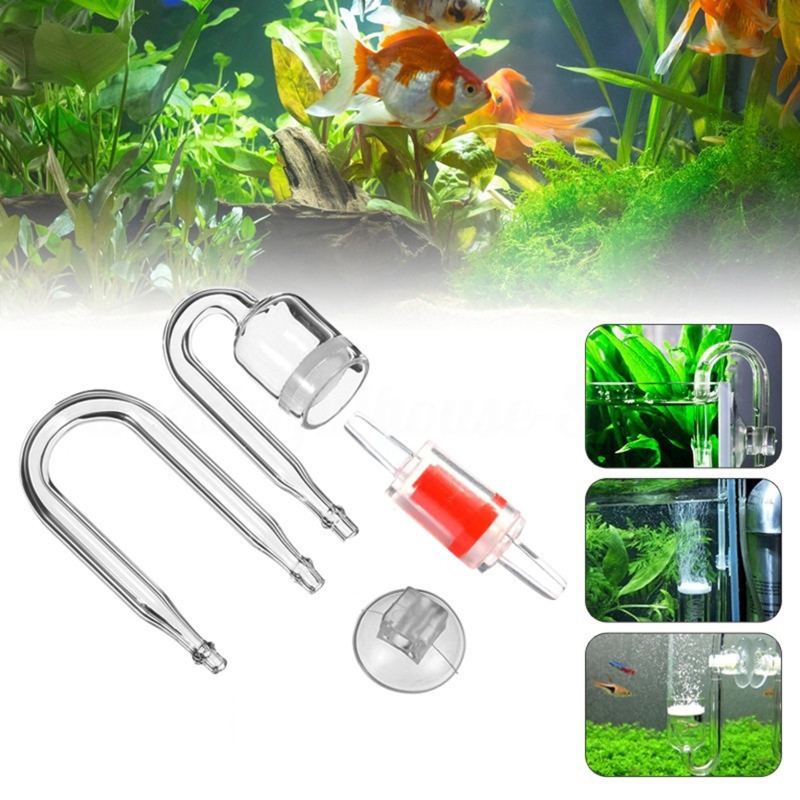 4pcs Set DIY CO2 Diffuser For  - Aquarium Plant Nursery ulasan dan harga