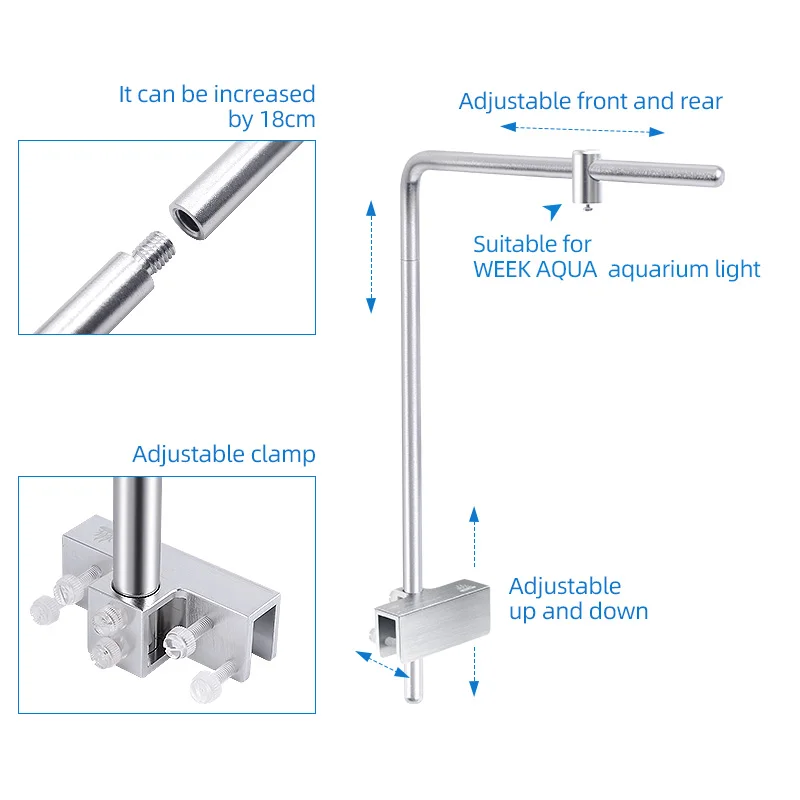 Week Aqua Light Stand Universa - Planted Aquarium Hanging Light ulasan dan harga