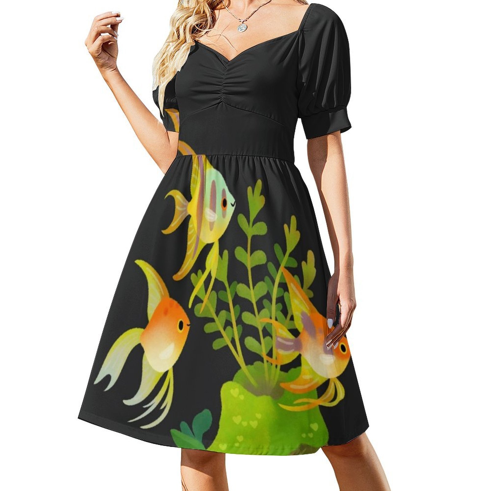 Fresh Water Fish And Plants-An - Planted Aquarium Angelfish ulasan dan harga
